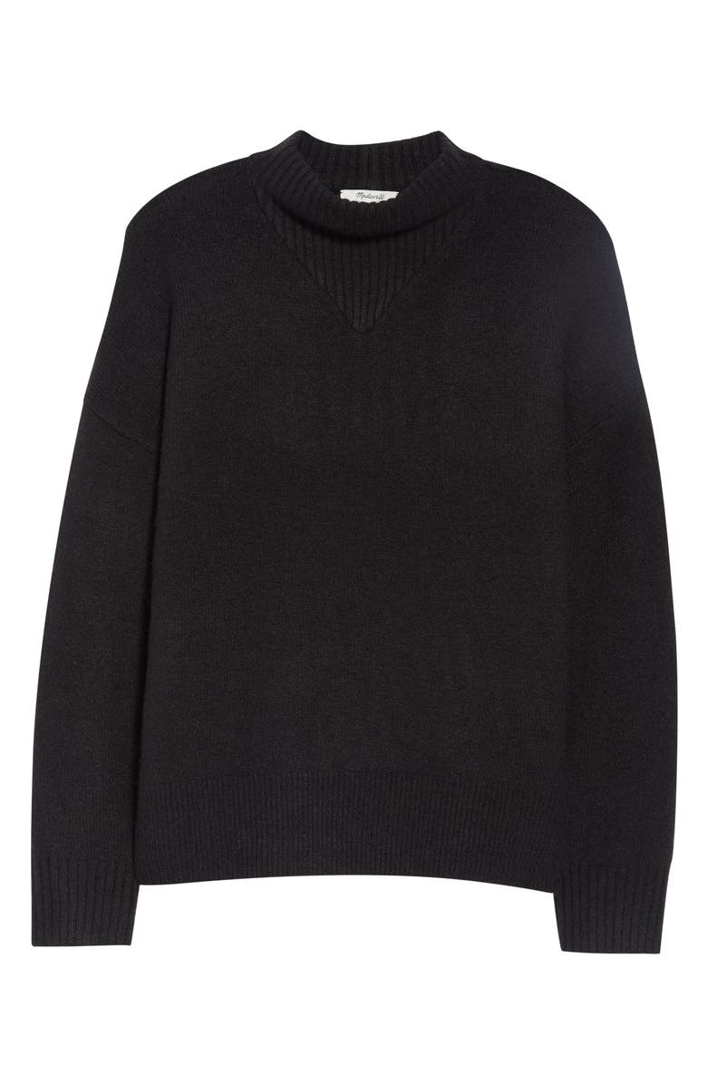 Madewell Dillon Mock Neck Pullover, Alternate, color, 