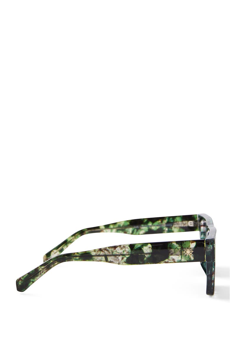 Cotton On Men's The Visionary Sunglasses, Alternate, color, Green And Black Tort Black