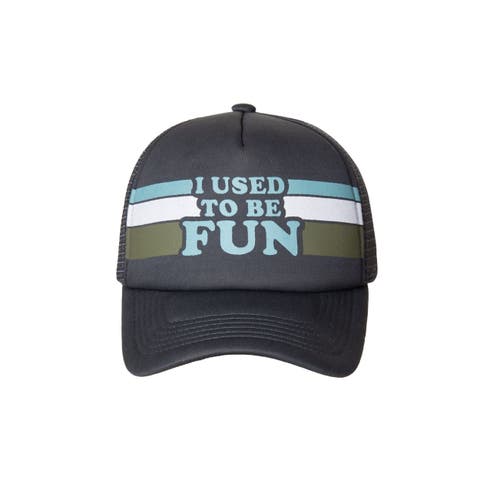 I Used To Be Fun Trucker Hat Cotton Black