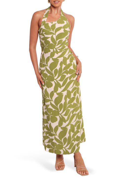 Halter Floral Dresses for Women
