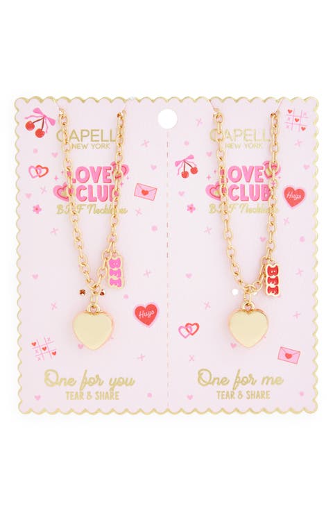 Kid's Set of 2 BFF Necklaces