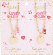 Capelli New York Kid's Set of 2 BFF Necklaces