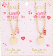 Capelli New York Kid's Set of 2 BFF Necklaces
