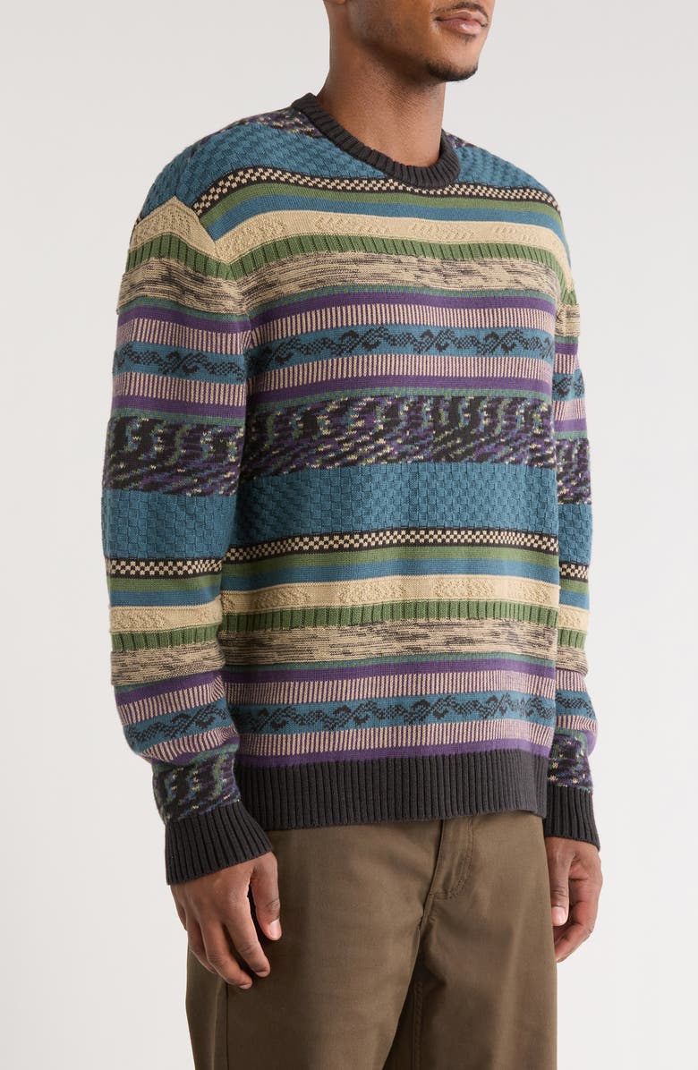 Vans Boyer Stripe Cotton Sweater, Alternate, color, 