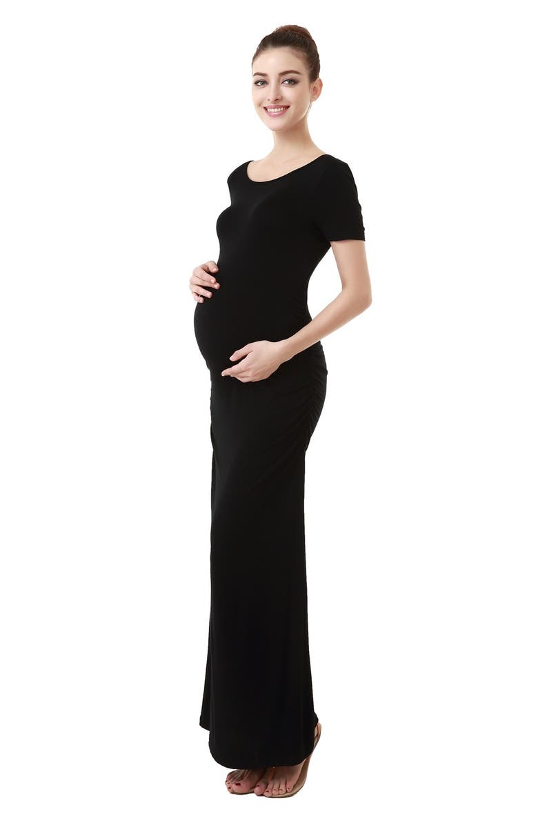 Kimi and Kai 'Scarlet' T-Shirt Maternity Column Dress, Alternate, color,