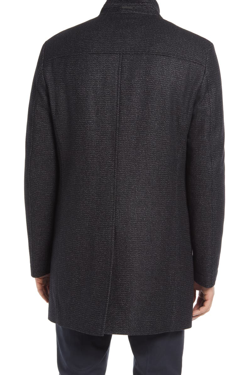BOSS Nieven Men's Wool Blend Topcoat, Alternate, color, 