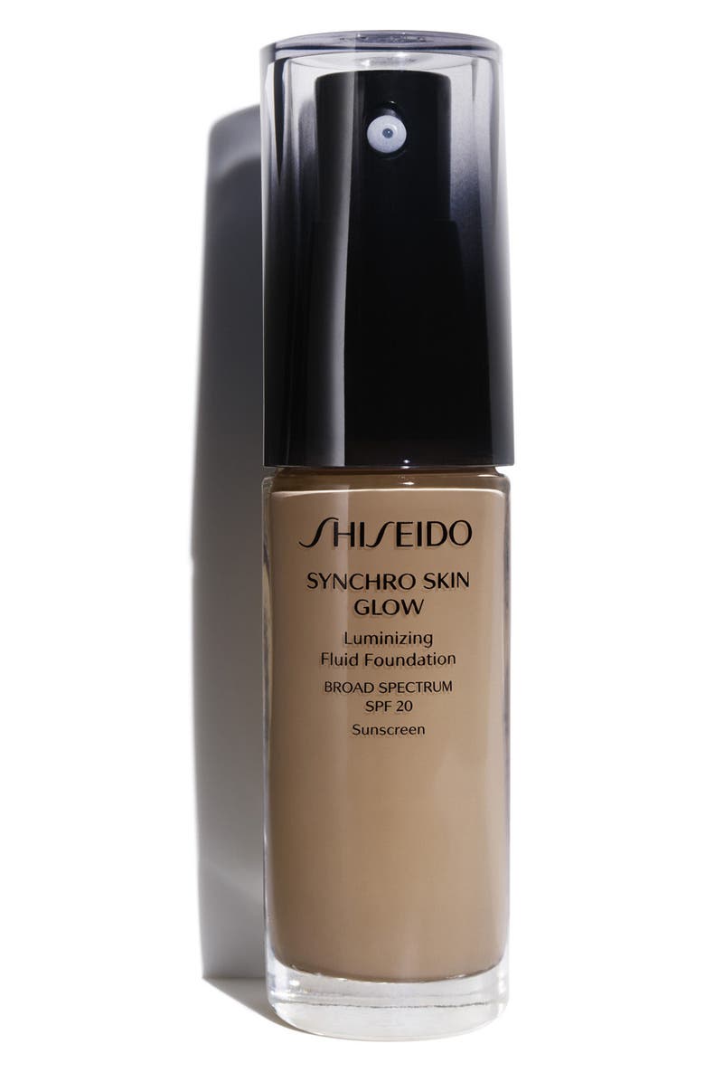 Shiseido Synchro Skin Glow Luminizing Fluid Foundation Broad Spectrum, Main, color,