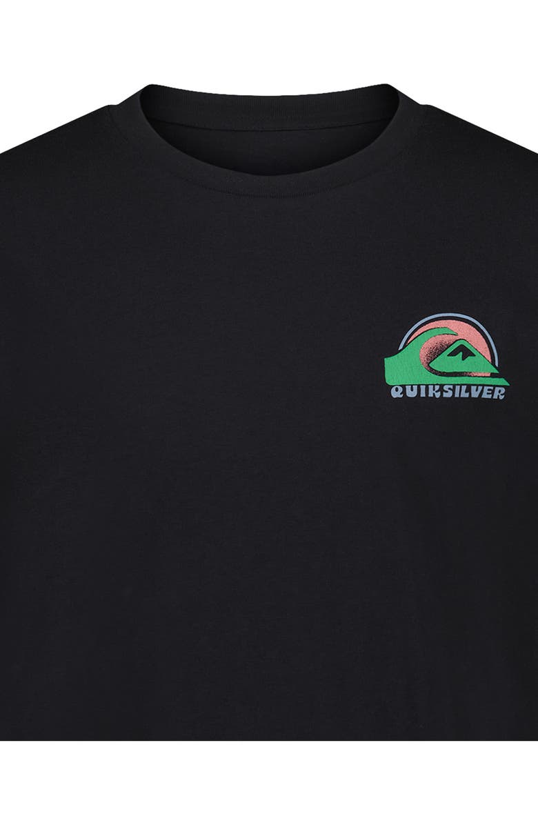 Quiksilver Kids' Amphibians Cotton Graphic T-Shirt, Alternate, color, Black