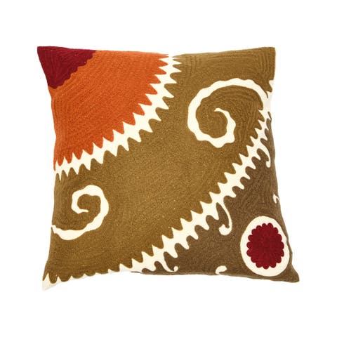 Cotton Embroidered Pillow