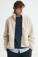 H&M Teddy Fleece Jacket With Zipper