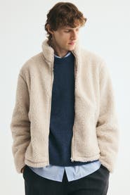 H&M Teddy Fleece Jacket With Zipper