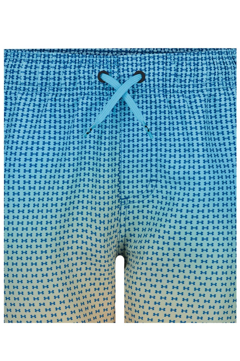 Kids' UA Gradient Logo Water Resistant Volley Swim Trunks, Alternate, color, VARSITY BLUE