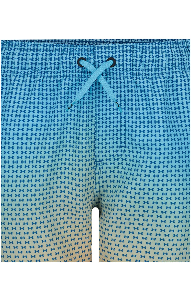 Under Armour Kids' UA Gradient Logo Water Resistant Volley Swim Trunks, Alternate, color, Varsity Blue