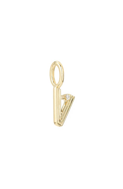 ADINA REYTER ADINA REYTER GROOVY DIAMOND MINI INITIAL CHARM 