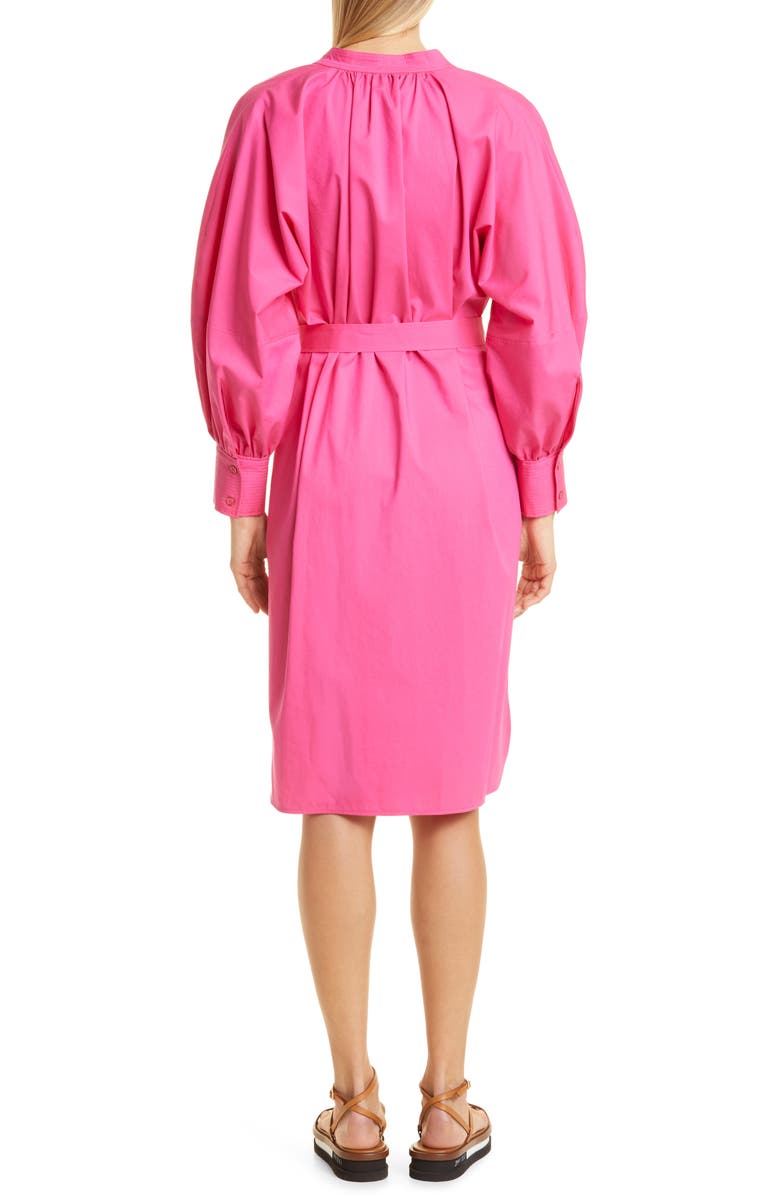 BOSS Dapera Long Sleeve Cotton Blend Dress, Alternate, color, 