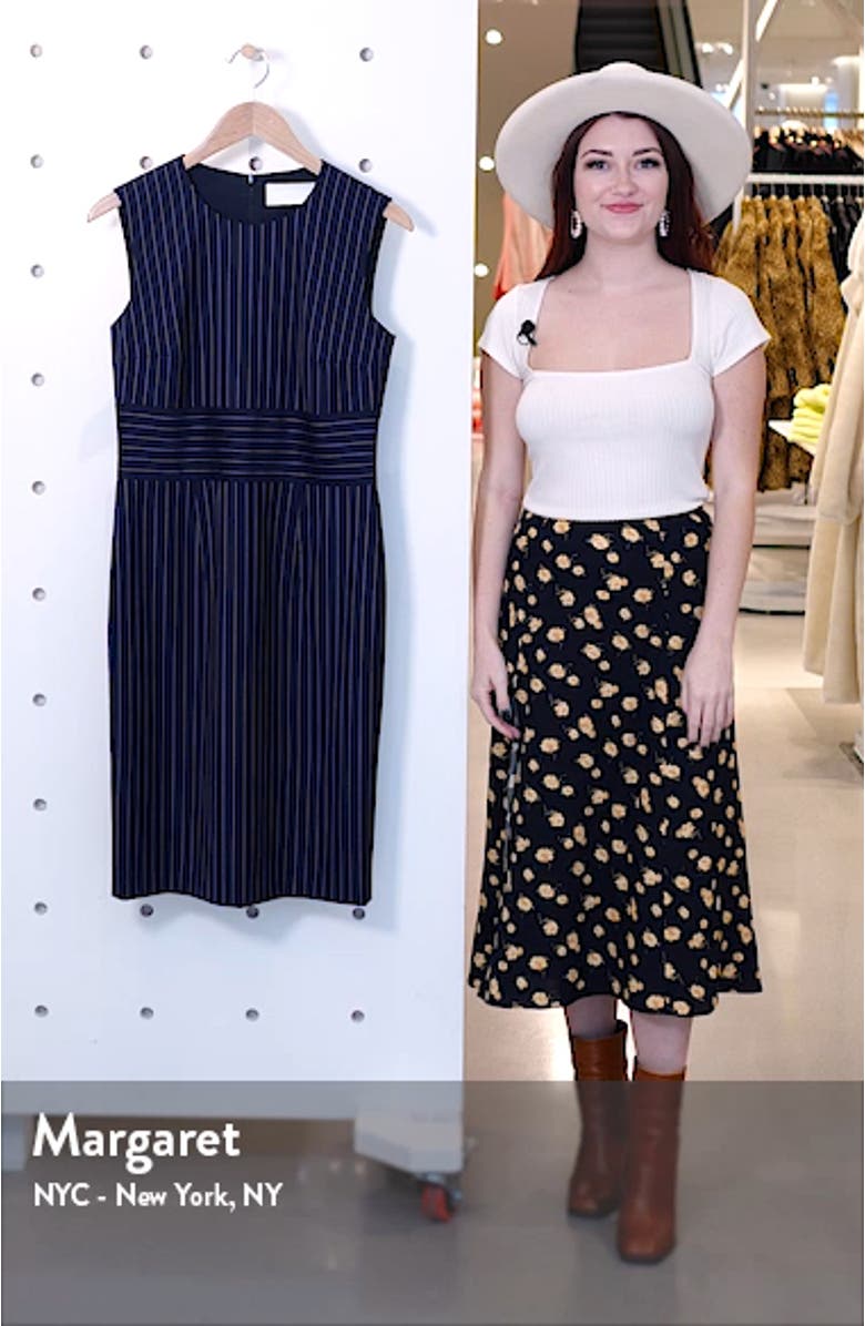 Dometa Stretch Wool Sheath Dress, sales video thumbnail