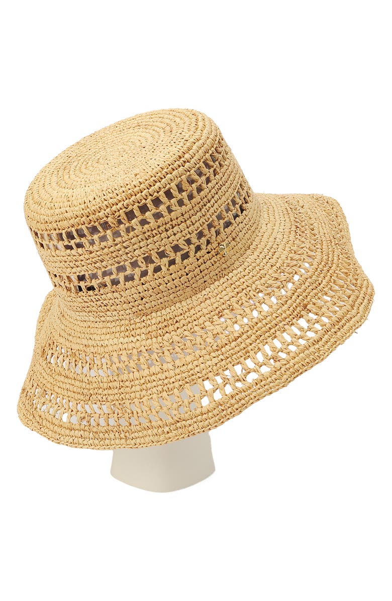 Kate Spade New York open weave sun hat, Alternate, color, 