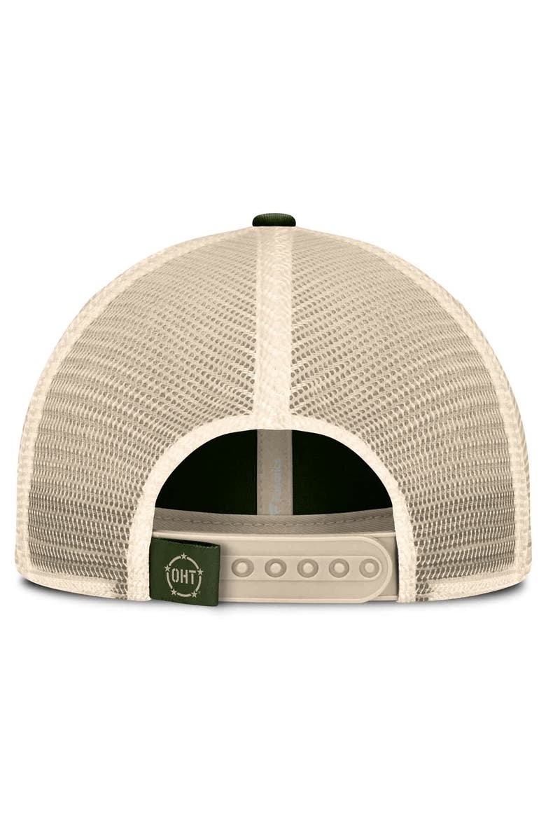 FANATICS Men's Fanatics Olive Oregon State Beavers OHT Military Appreciation Frontier Trucker Adjustable Hat, Alternate, color, 