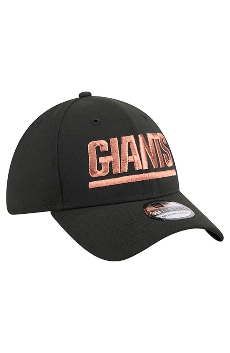 New Era Men
s New Era  Black New York Giants Empire 39THIRTY Flex Hat, Alternate, color, Black