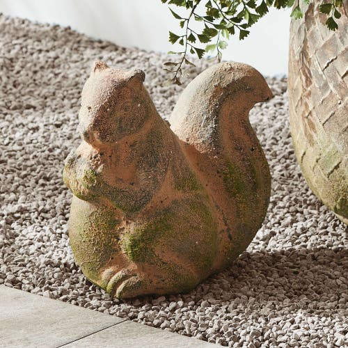 Napa Home & Garden Weathered Garden Squirrel In Brown