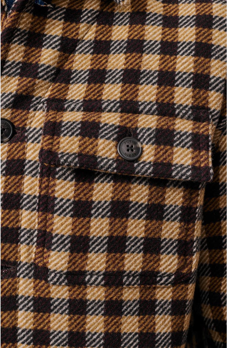 Aubin Nettleham Shirt Jacket, Alternate, color, Brown Gingham