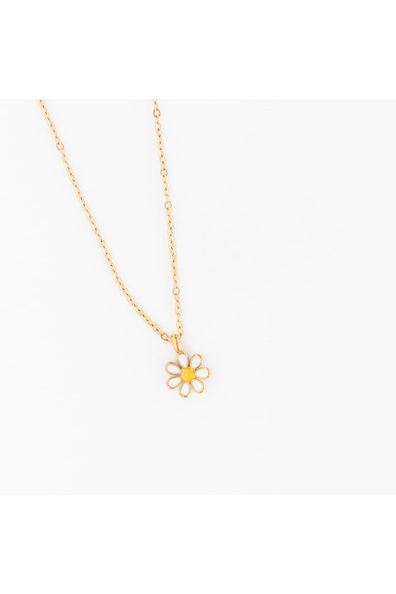 Daisy Pendant Necklace, Main, color, Gold