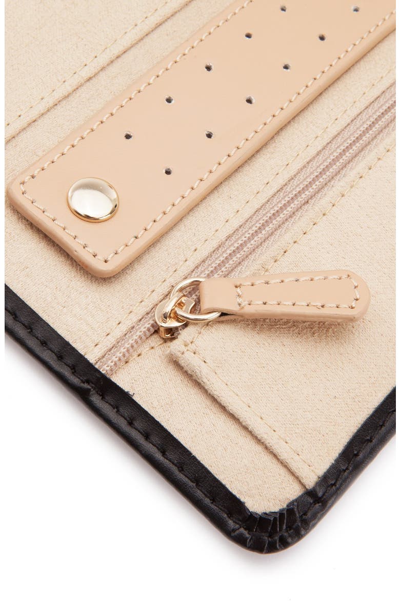 'Chloe' Jewelry Portfolio, Alternate, color, BLACK