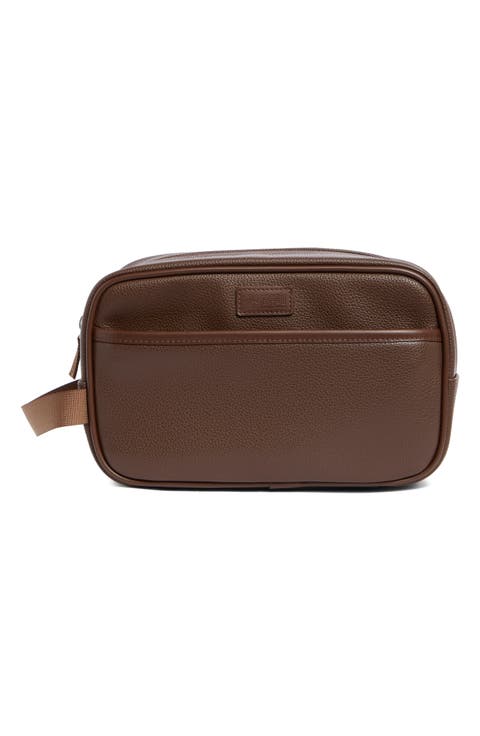 Milled Top Zip Dopp Kit