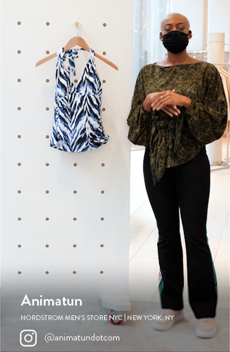 Animal Instinct Halter Tankini Top, sales video thumbnail