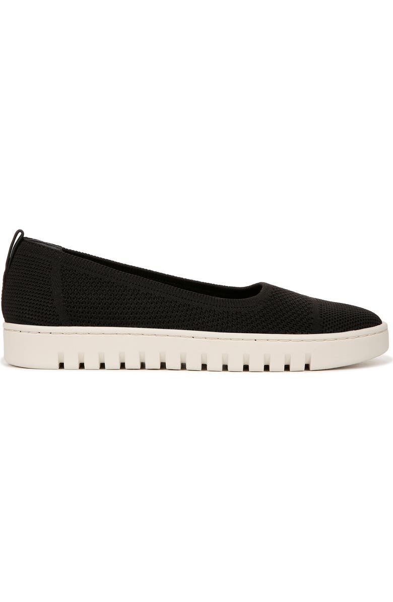 Vionic Uptown Knit Skimmer Flat, Alternate, color, Black