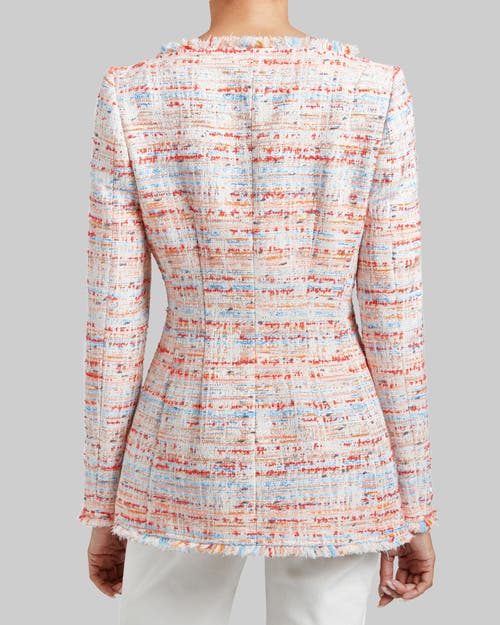 Santorelli Elara Double-breasted Jacket In Shell
