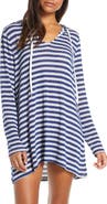 La Blanca Slouchy Hooded Sweater Cover-Up Tunic