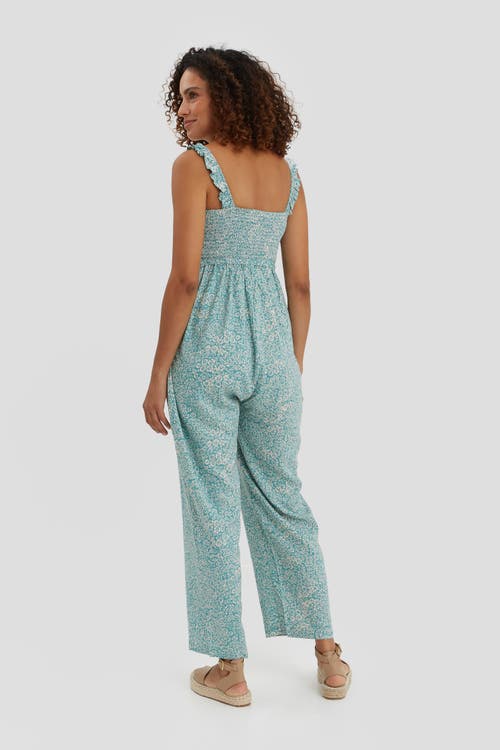 Nom Maternity Marais Jumpsuit In Blue