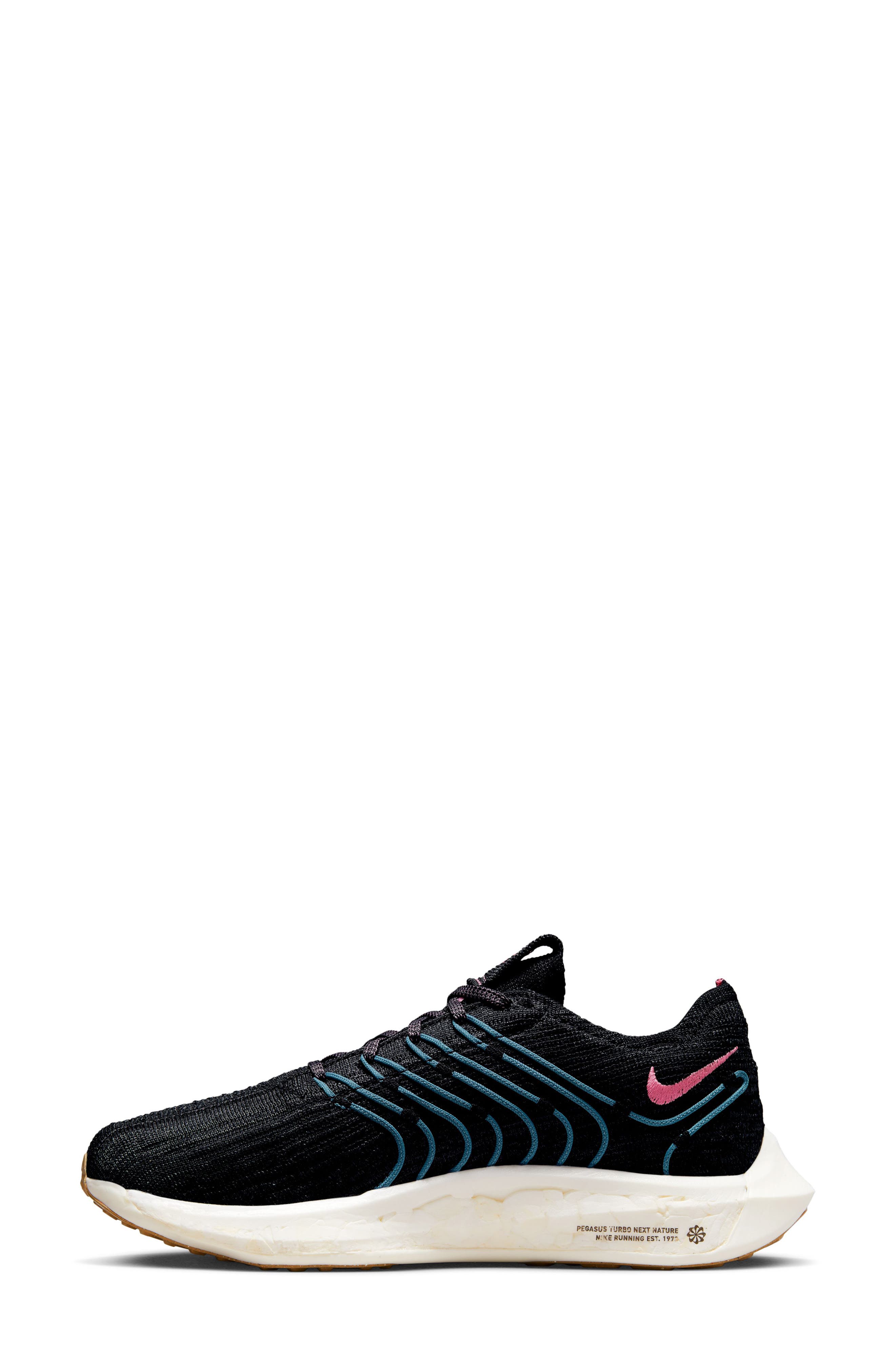 Nike Pegasus Turbo Next Nature Flyknit Running Shoe, Alternate, color, 
