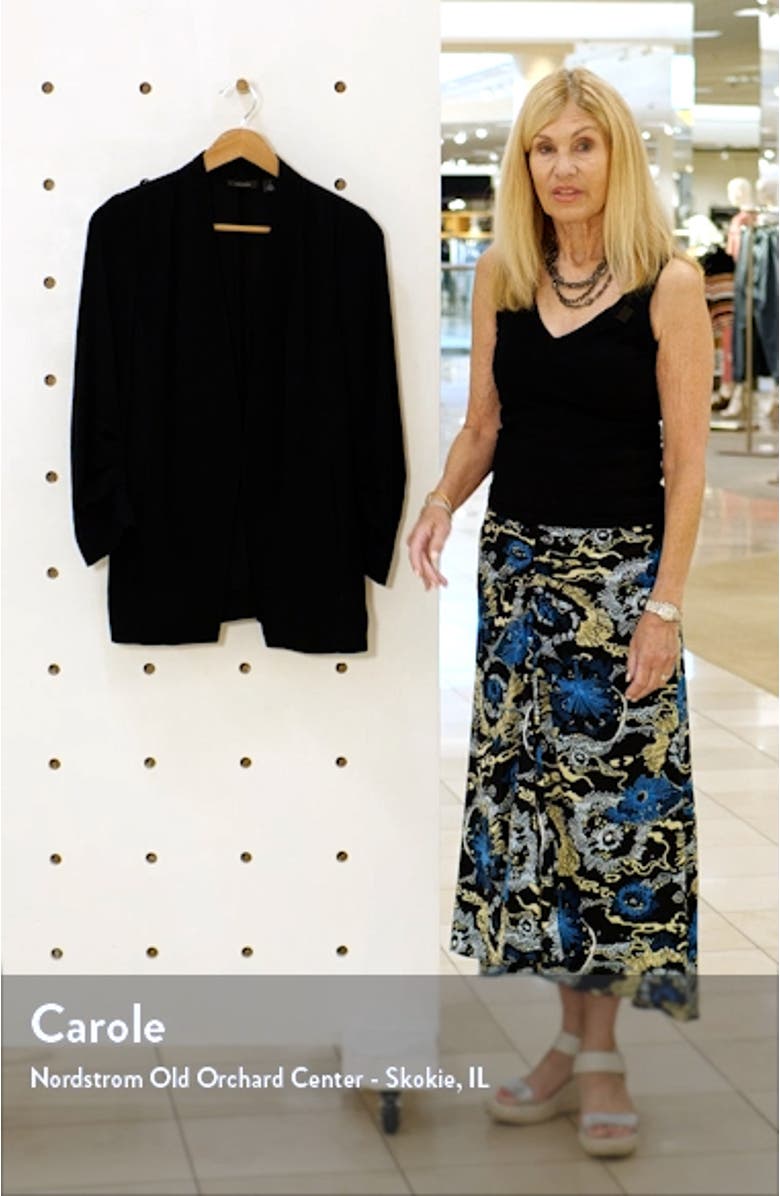 Open Front Long Blazer, sales video thumbnail