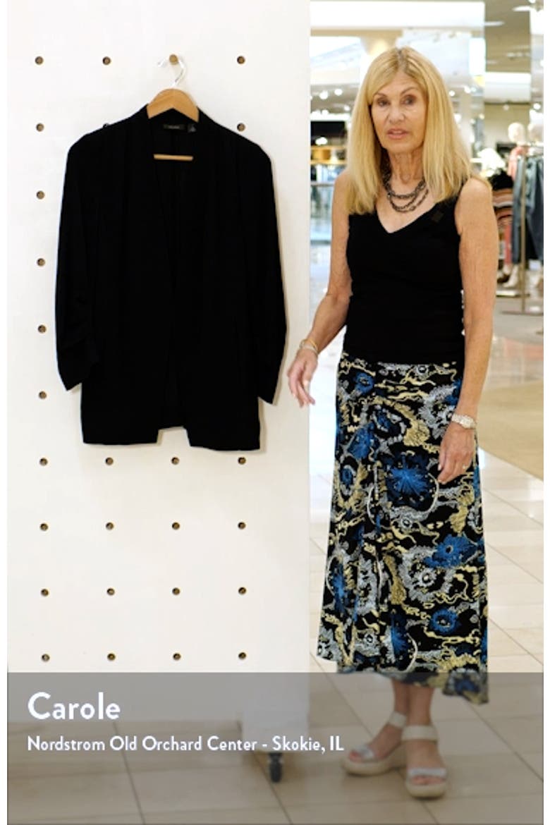Open Front Long Blazer video