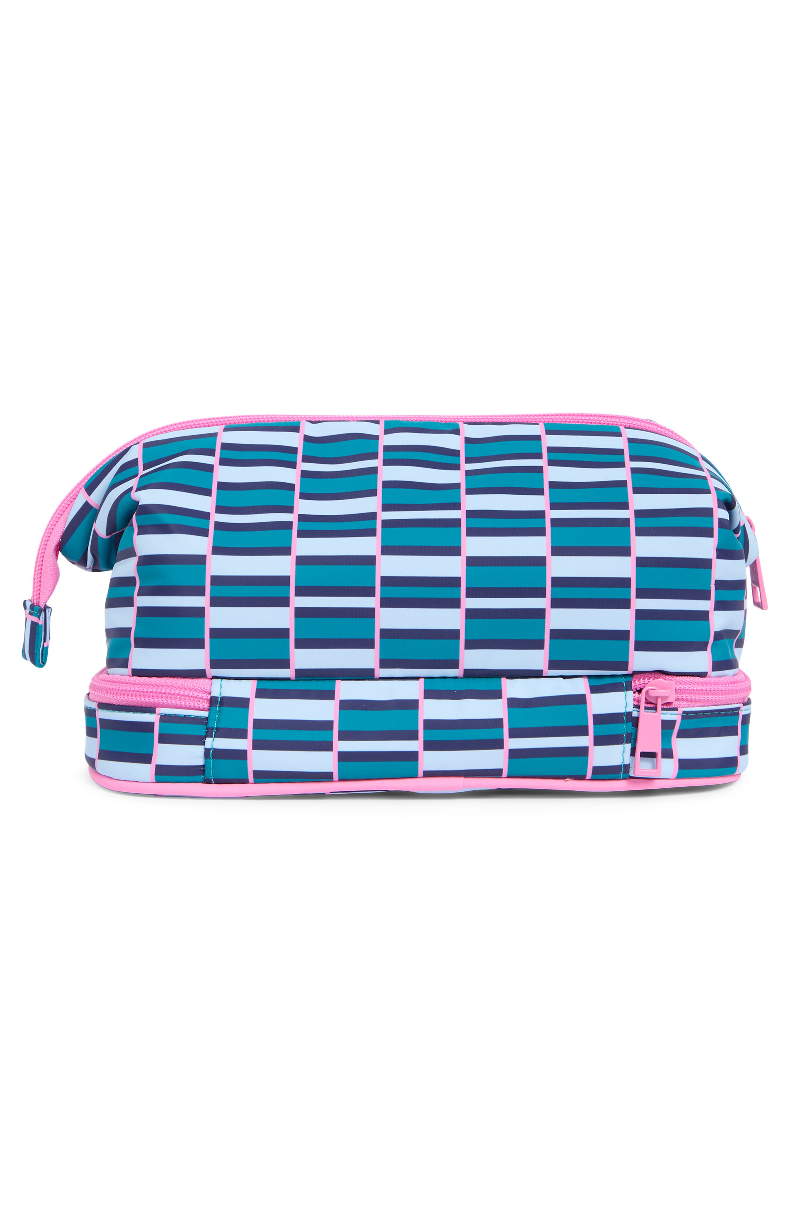 Beauty Case, Alternate, color, TEAL/ PINK