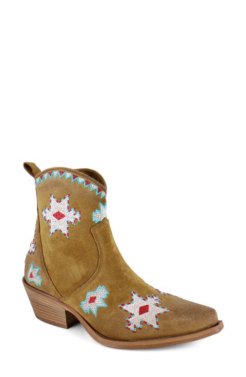 Katana Leather Western Bootie