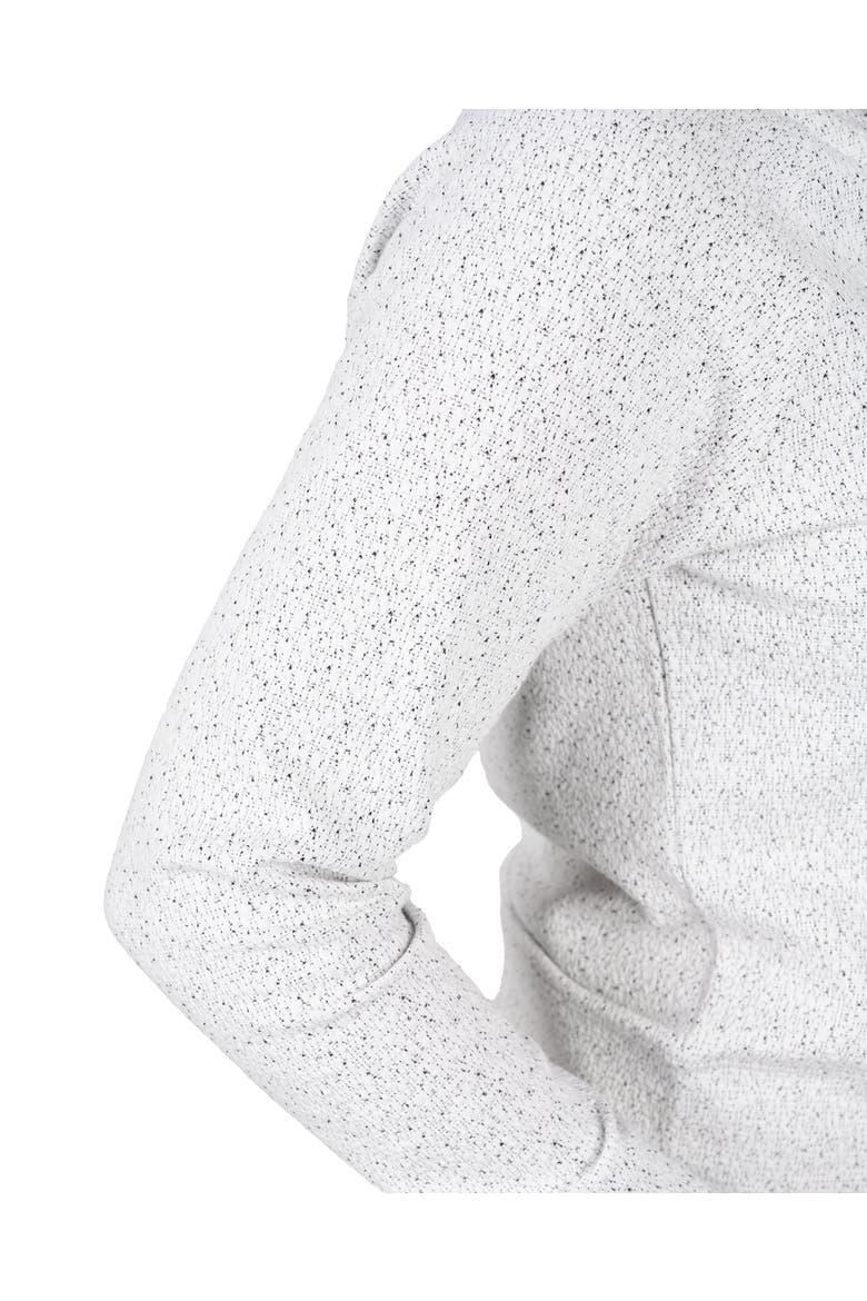 Chloe Q-Zip Sweatshirt, Alternate, color, White