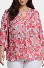 NYDJ Pintuck Top