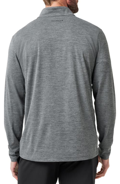 Travismathew Heater Pro Quarter Zip Pullover In Gray