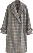 NEXT Windowpane Plaid Coat
