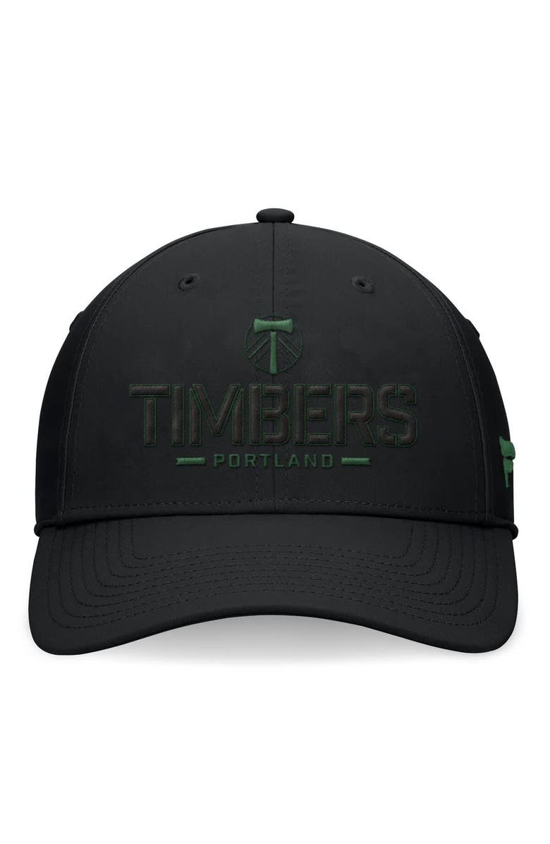 FANATICS Men's Fanatics Black Portland Timbers Stealth Flex Hat, Alternate, color,