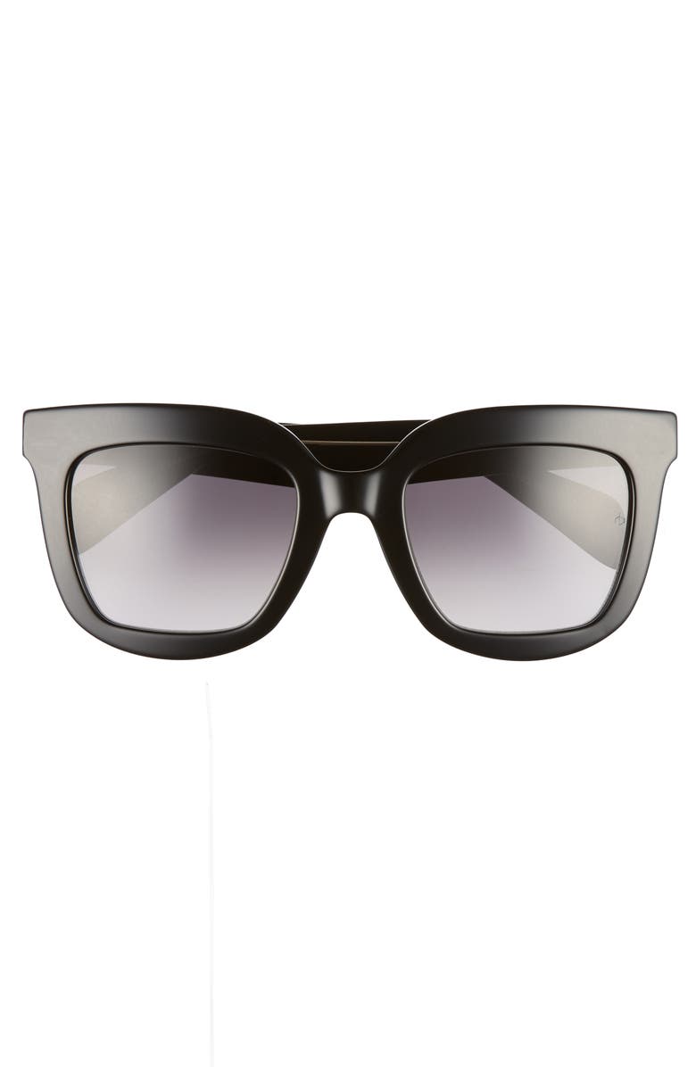 rag & bone 52mm Rectangular Sunglasses, Alternate, color,