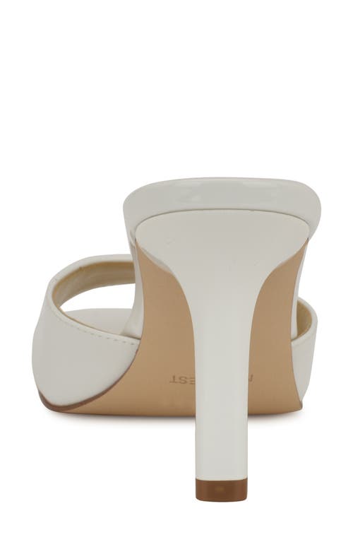 Nine West Disko High Heel Sandal In White