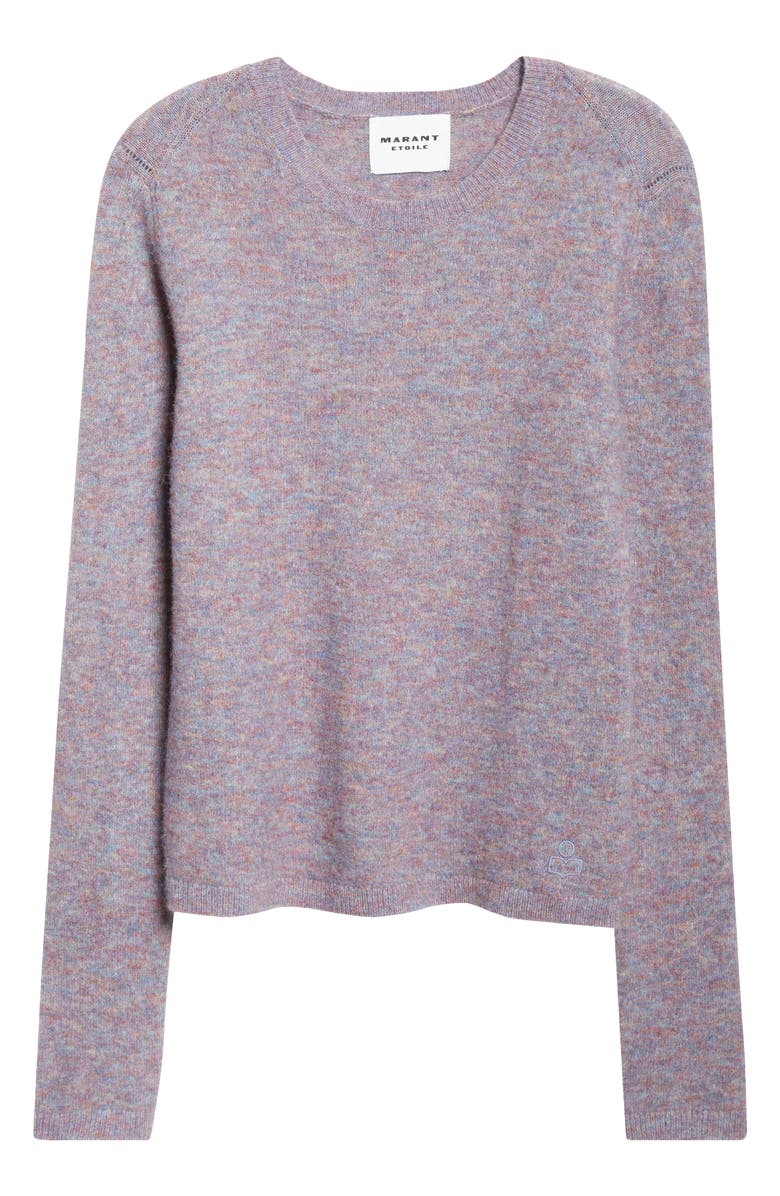 Isabel Marant Étoile Obiray Baby Alpaca Blend Crewneck Sweater, Alternate, color, Multicolor/ Blue