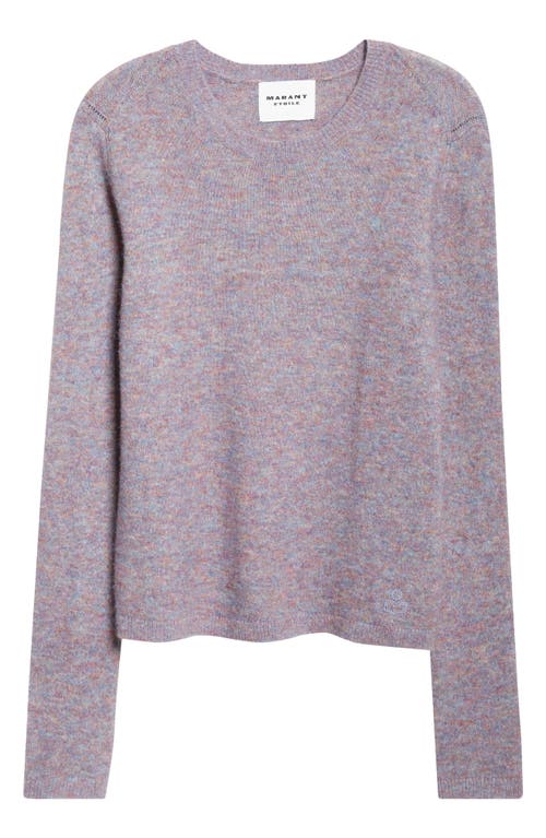 Isabel Marant Étoile Obiray Baby Alpaca Blend Crewneck Sweater In Purple