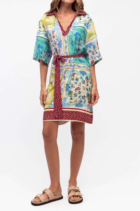 Garden Mosaic Short Dress