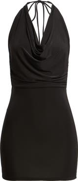 Bella Venice The Soleil Open Back Halter Minidress