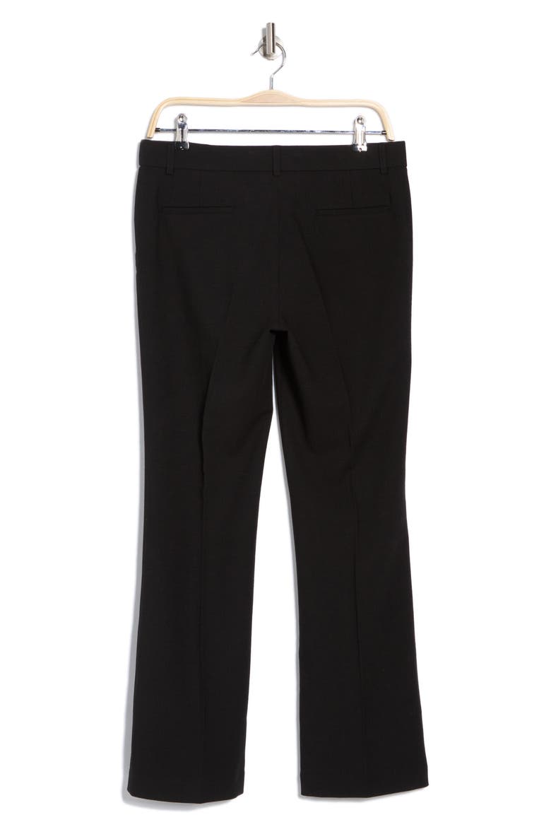 Ari Straight Leg Ponte Pants, Alternate, color, BLACK